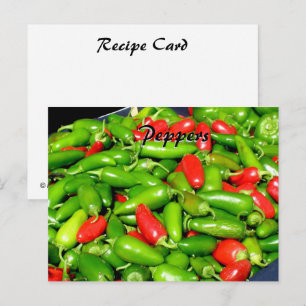 Recipe Card - Peppers