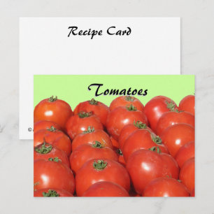 Recipe Card - Tomatoes