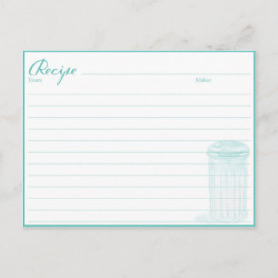 Recipe cards bridal shower gift for bride to be