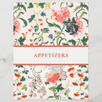 Recipe Chapter | Stylish Floral | Appetizers