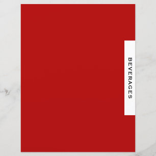 Recipe Divider   Beverages   Red Black & White