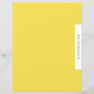 Recipe Divider   Beverages   Simple Yellow