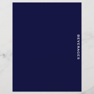 Recipe Divider   Blue & White   Beverages