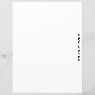 Recipe Divider   Side Dishes   Simple White