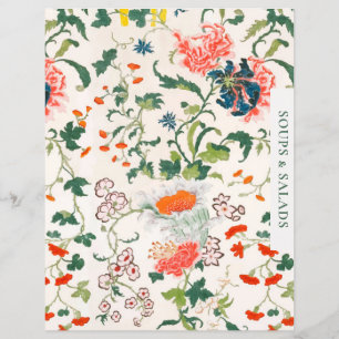Recipe Divider   Soups & Salads   Stylish Floral