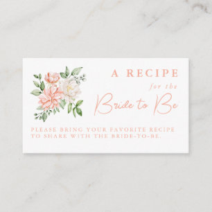 Recipe Enclosure Card