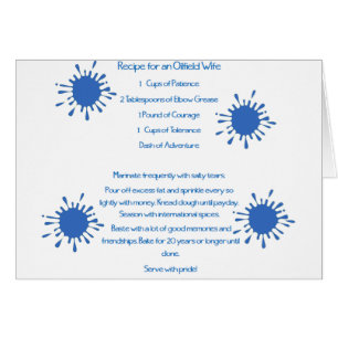 Recipe for an Oilfield Wife