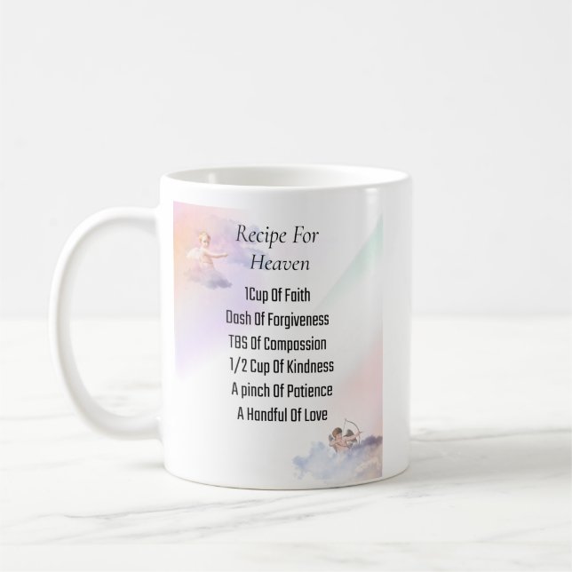 Recipe For Heaven Coffee Mug (Left)