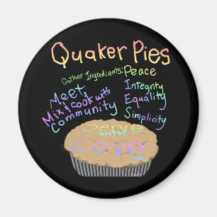 Recipe for Quaker Pies Magnet
