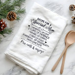 Recipe for Special Mum Mother's day Gift Tea Towel<br><div class="desc">Here’s a heartwarming kitchen towel designed as the perfect Mother’s Day gift for a special mum! This “Recipe for a Special Mum” towel blends charm and sentiment with its unique printed recipe that celebrates all the ingredients that make a mother truly wonderful. It includes loving touches like “A Spoonful of...</div>