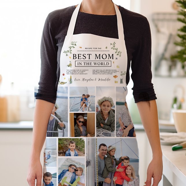 Recipe for the Best Mum | Mother's Day Photo Apron (Creator Uploaded)