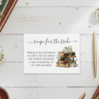 Recipe for the bride Bridal Shower Books