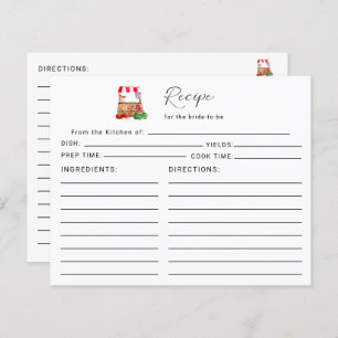 Recipe for the Bride Off The Market Bridal Shower