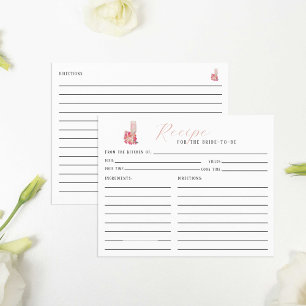 Recipe for the Bride-to-be Petals & Prosecco