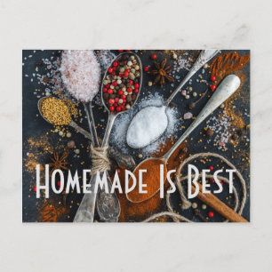 Recipe Kitchen Chef Food Dinner Destiny's Destiny Postcard