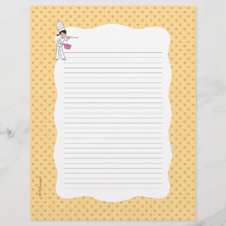 Recipe Pages with Decorative Boder