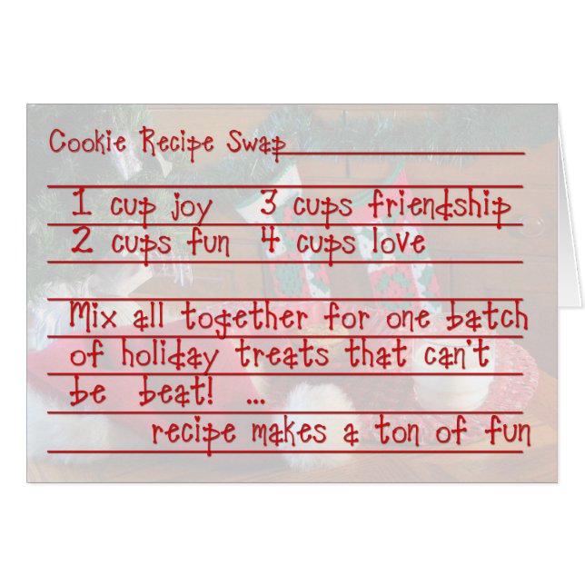 Recipe Swap Invitation (Front Horizontal)