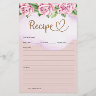 Recipe Teddy Bear Girl Baby Shower 