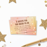 Recipe Western Pretty Peach Stars Bridal Shower
