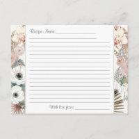 Recipe White Floral Neutral Tropical Palm Greenery