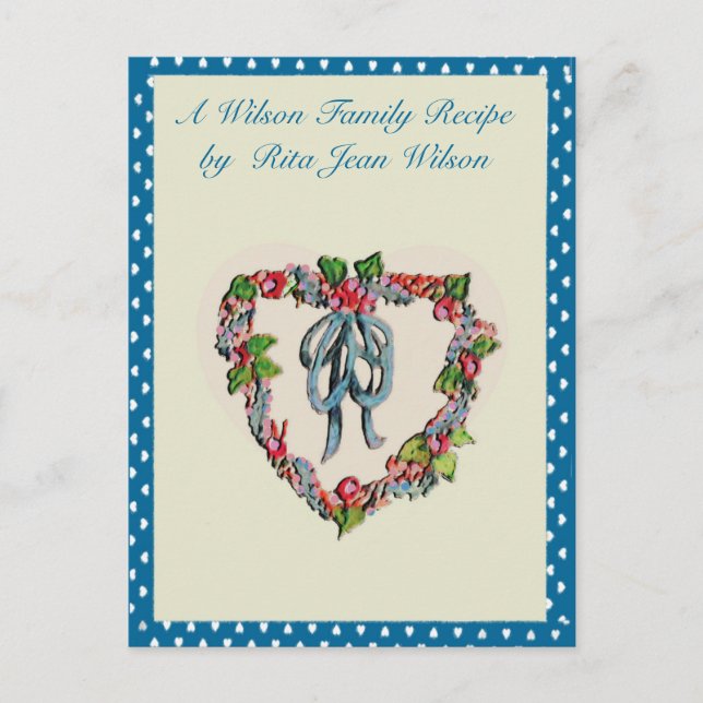 Recipes Cards (Front)