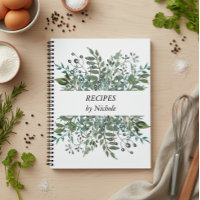 Recipes Foliage Greenery Leaves Personalised
