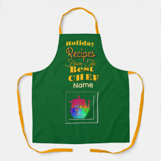 Recipes From The Best Chef Coffee Pot Green  Apron