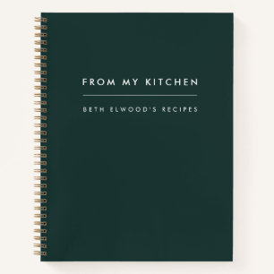 Recipes   Modern Trendy Dark Green From My Kitchen Notebook
