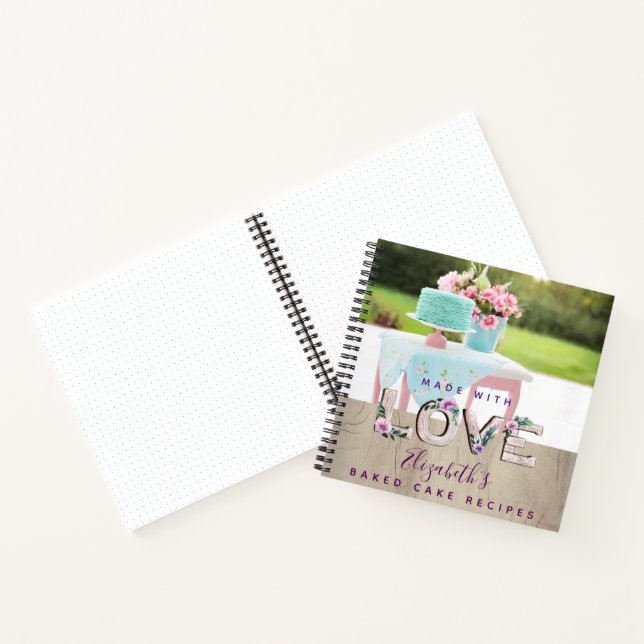 RECIPES - Personalised For Newlyweds Grandma Mum Notebook (Inside)