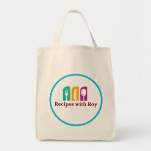 Recipes with Roy Grocery Tote Bag