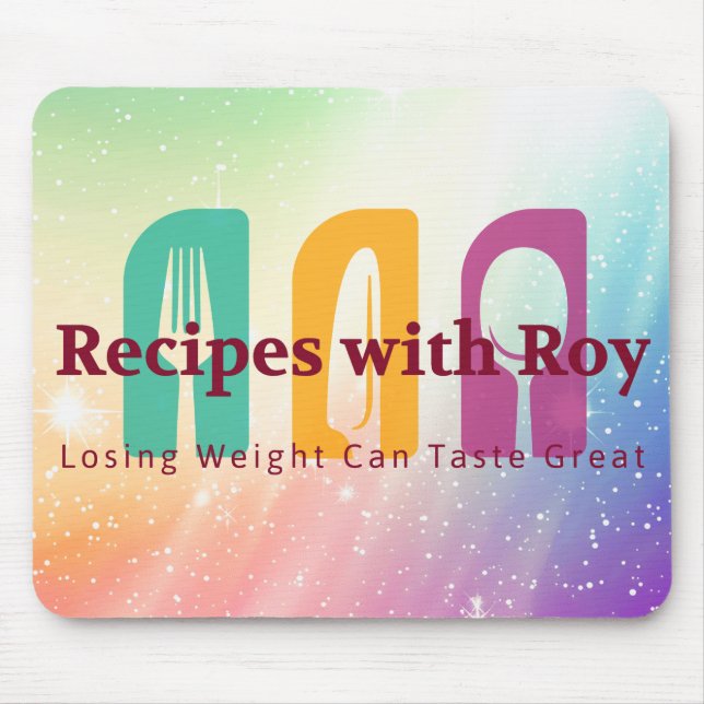 Recipes with Roy Mouse Pad (Front)