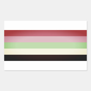 Recipromantic Pride Rectangular Sticker