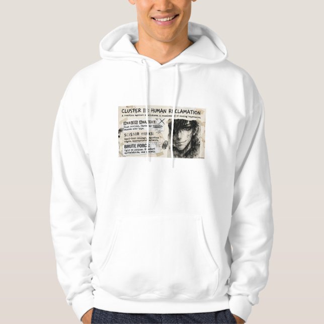 Reclaim the Vibe Hoodie – Raw Art, Real Mood, Zero (Front)