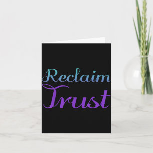 Reclaim Trust Suicide Prevention Design Card