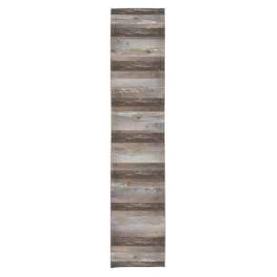 Reclaimed Wood Rustic Barn Board Vintage Wood Short Table Runner