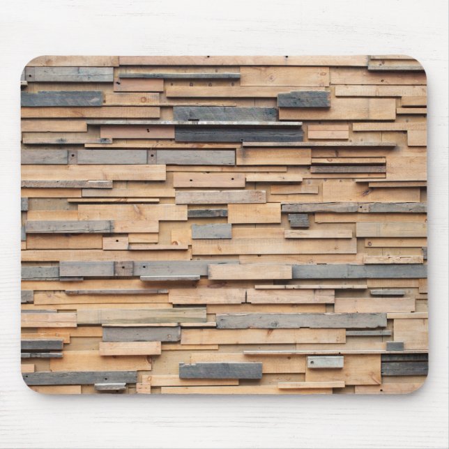 Reclaimed Wood, Sustainable Material Mouse Pad (Front)