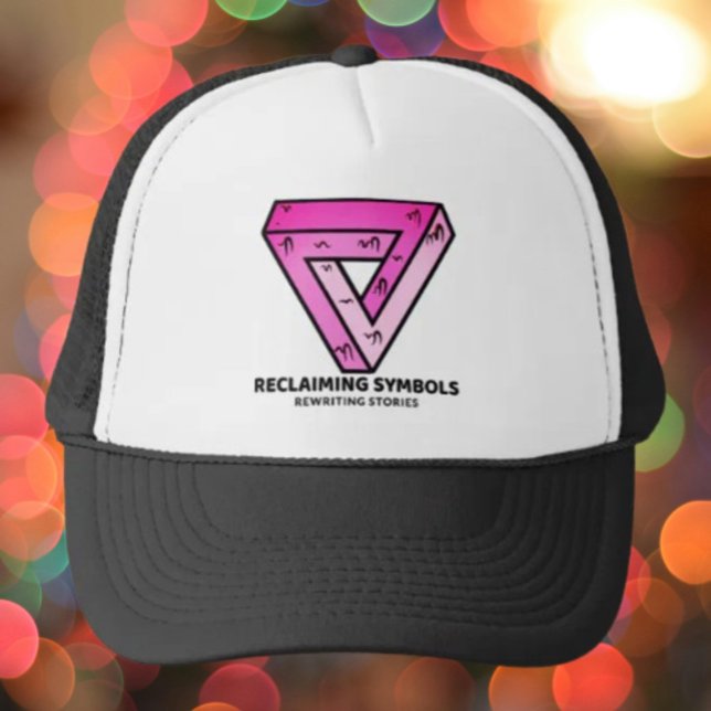Reclaiming Symbols Rewriting Stories Pink Trucker Hat (Creator Uploaded)