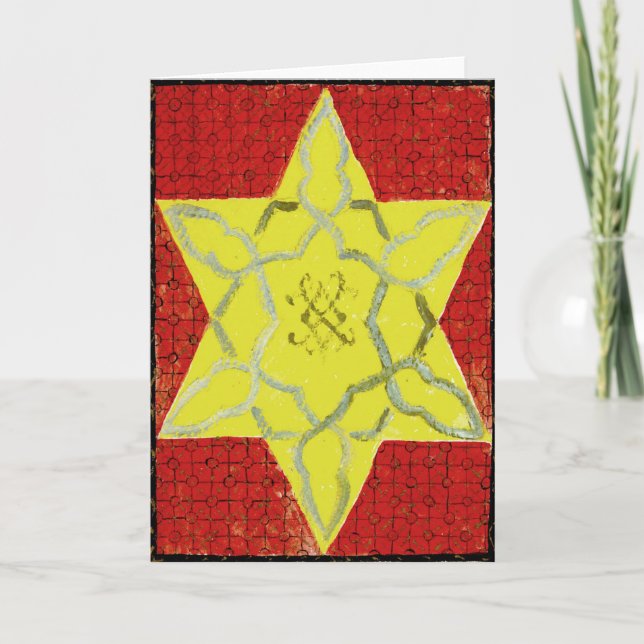 Reclaiming Yellow: Jewish New Year Greeting Card (Front)