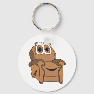 Recliner Cartoon Key Ring