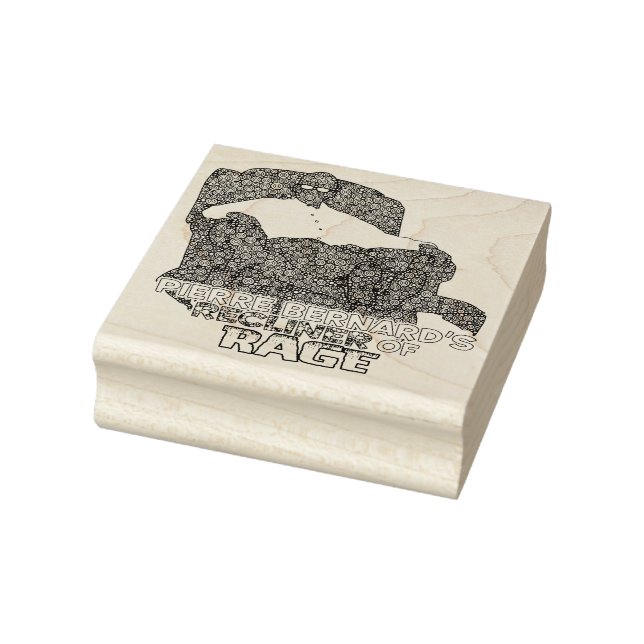 Recliner of Rage Rubber Stamp (Stamp)