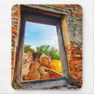 Reclining Buddha, Ayutthaya Mouse Pad
