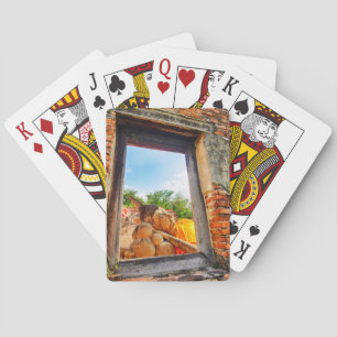 Reclining Buddha, Ayutthaya Playing Cards