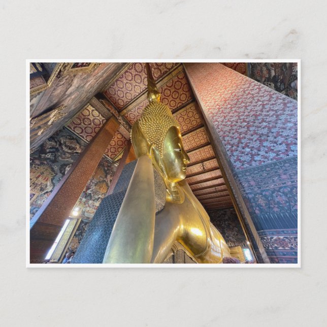 reclining buddha bangkok postcard (Front)