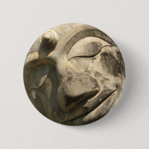 Reclining Buddha ... Nong Khai, Isan, Thailand 6 Cm Round Badge