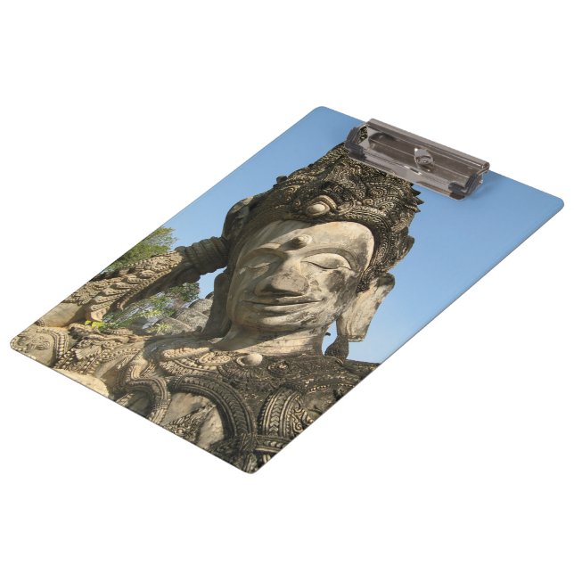 Reclining Buddha ... Nong Khai, Isan, Thailand Clipboard (Angled)