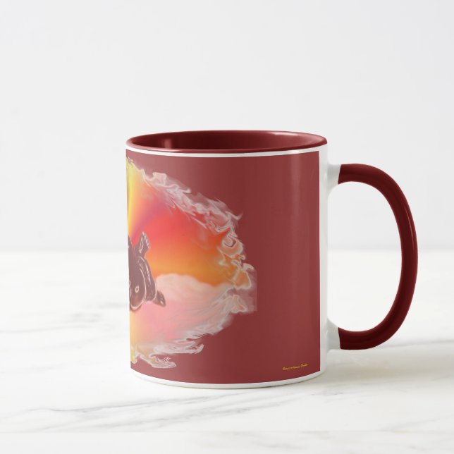 Reclining Laughing Buddha Mug (Right)