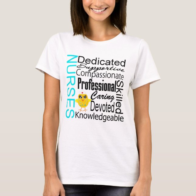 Recognise a Nurse:  Nurses Recognition Collage T-Shirt (Front)