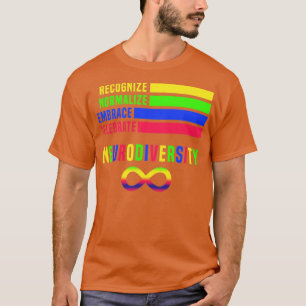 Recognise Normalise Embrace Celebrate Neurodiversi T-Shirt