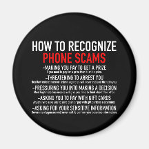 Recognise Phone Scams - Scam Prevention List