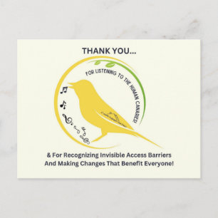 Recognising Invisible Access Barriers Postcard